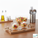 Luciano 500ml Double Wall Glass Bowl 2PC in Gift Box