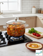 Luciano 1350ml Borosilicate Glass Pot with Lid (Line design) - Image 7