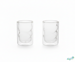 Luciano 250ml Borosilicate Double Wall Glass Cup 2 PC Set - Image 2