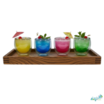 Luciano High Borosilicate 250ml Color Double Wall Glass Cups - Image 2
