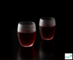 Luciano 350ml Frozen Borosilicate Double Wall Glass Cup 2 PC Set - Image 5