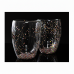 Luciano Borosilicate Confetti 350Ml Glass Cup 2Pcs Set - Image 4