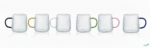 Luciano 350ml Borosilicate Single Wall Color Handles Glass Cup Set in Gift Box - Image 2
