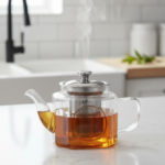 Luciano Borosilicate Glass Tea Pot 600ml with SS304 Filter Color Box