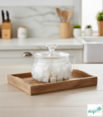 Luciano Borosilicate 500ml Glass Sugar Pot with Bird Lid