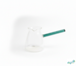 Luciano Borosilicate 650Ml Glass Coffee Warmer-Green - Image 2