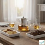 Luciano 950ml Borosilicate Glass Tea Pot with Stainless Steel Cover and Filter - Image 3