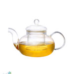 Luciano 800ml Borosilicate Glass Tea Pot with Glass Cover and Filter