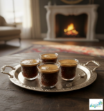 Luciano Borosilicate 80Ml Single Wall Cawa Cups 4Pcs Set