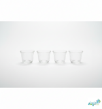 Luciano Borosilicate 80Ml Single Wall Cawa Cups 4Pcs Set - Image 2