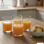 Luciano Stripe High Borosilicate Line 350ml Single Wall Cups 4pc set