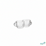 Luciano 90ml Borosilicate Double Wall Glass 2PC Cup in Gift Box - Image 2