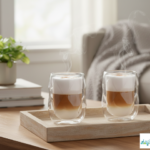 Luciano 80ml Borosilicate Double Wall Glass 2PC Cup in Gift Box