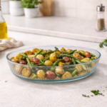 Luciano High Borosilicate Pineapple Oval Glass Baking Dish 3l (34.9x23.9x6.5cm)