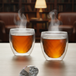 Luciano Diamond Borosilicate Double Wall Glass Cup Set 280ml x 2 Color Box