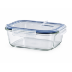 Luciano High Borosilicate Square Glass Food Container with Vent Lid 1200ml - Image 2
