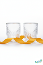 Luciano Borosilicate Double Wall Glass Cup Set 350ml x 2 Color Box - Image 2